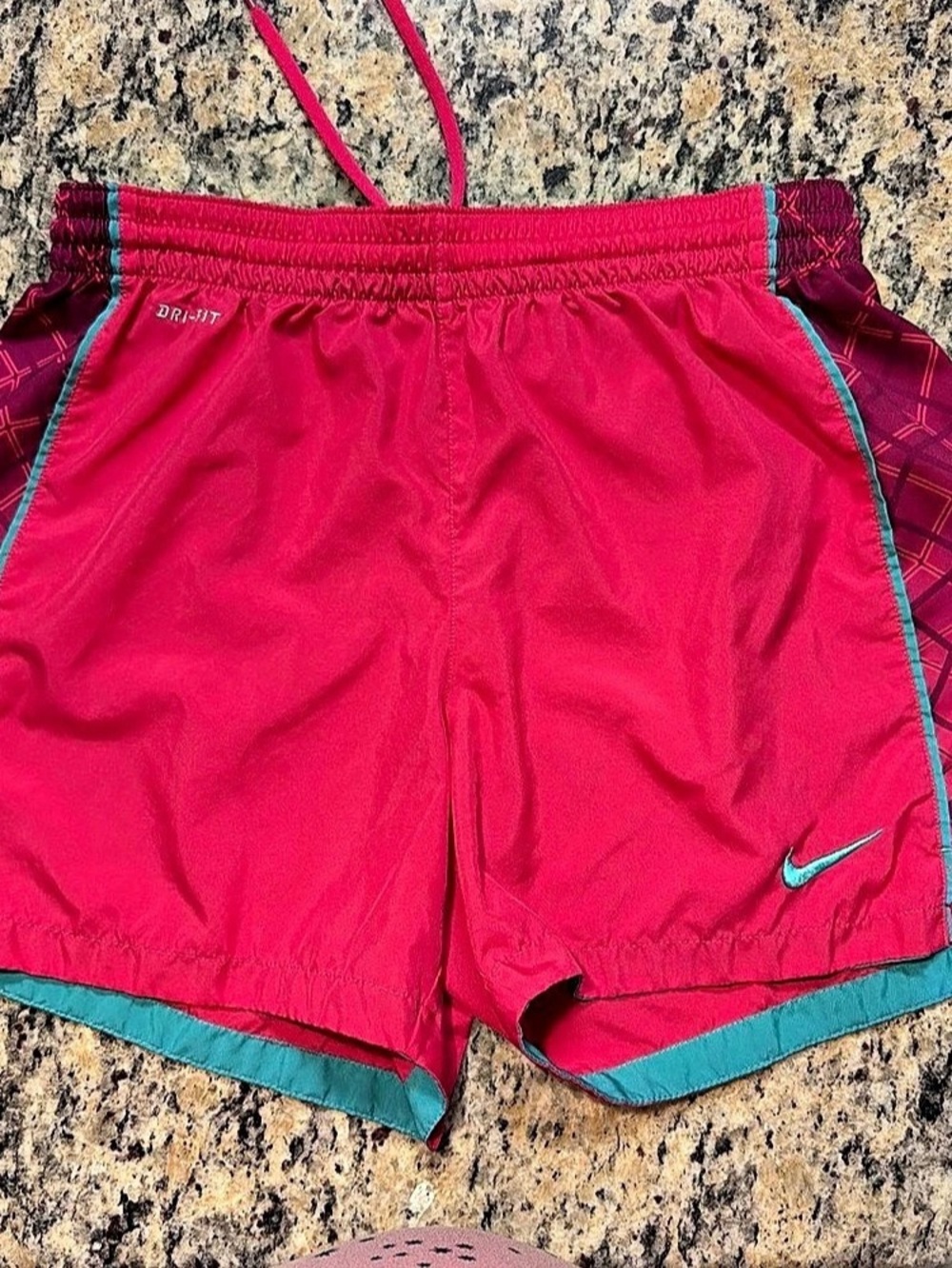 Nike Women's Athletic Shorts in Pink & Blue